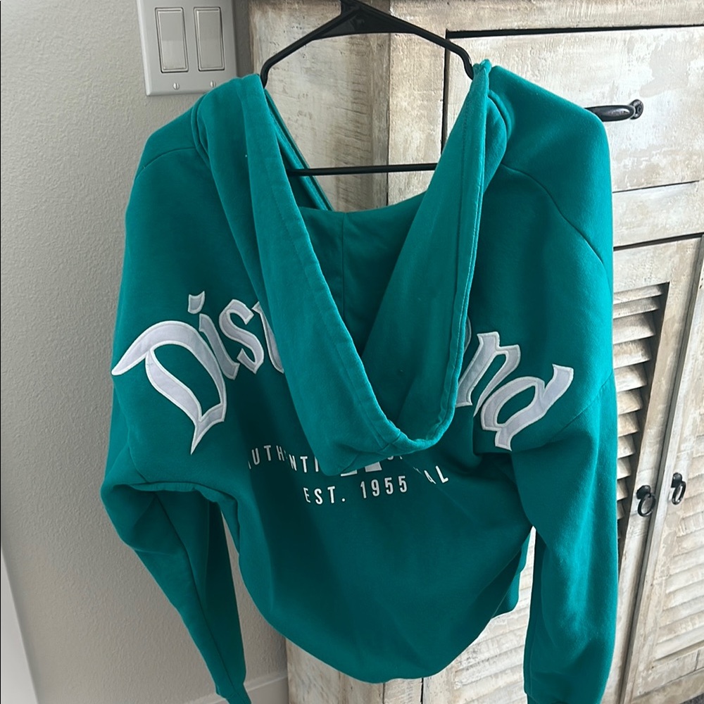 Disneyland Teal Hooded Sweatshirt